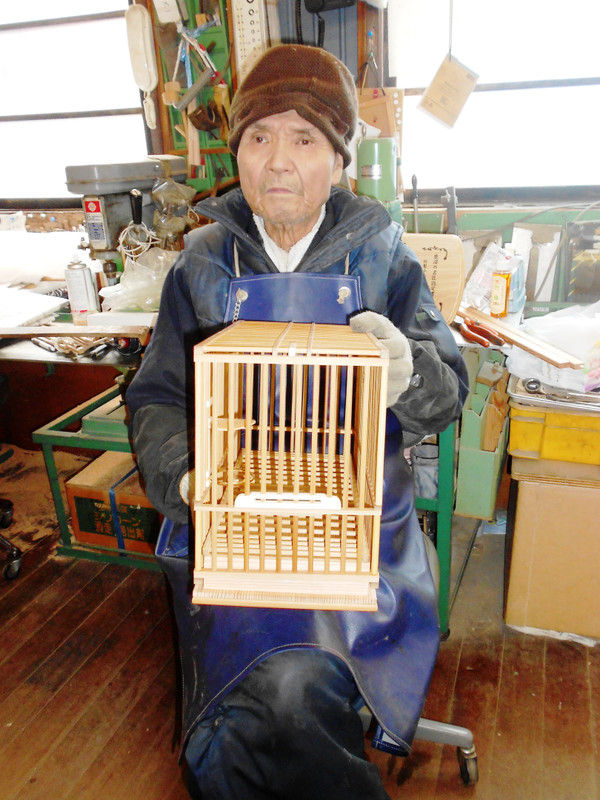 鳥かご職人しどりきくみさん